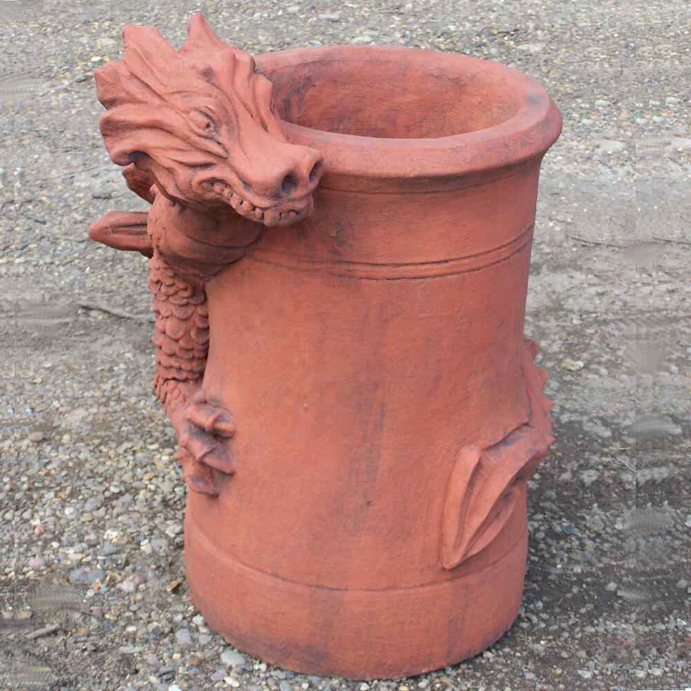 dragon chimney pot smirk